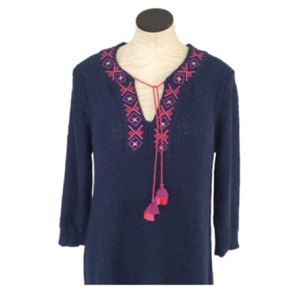 🌴Tommy Bahama🌴 Tunic Sweater Navy